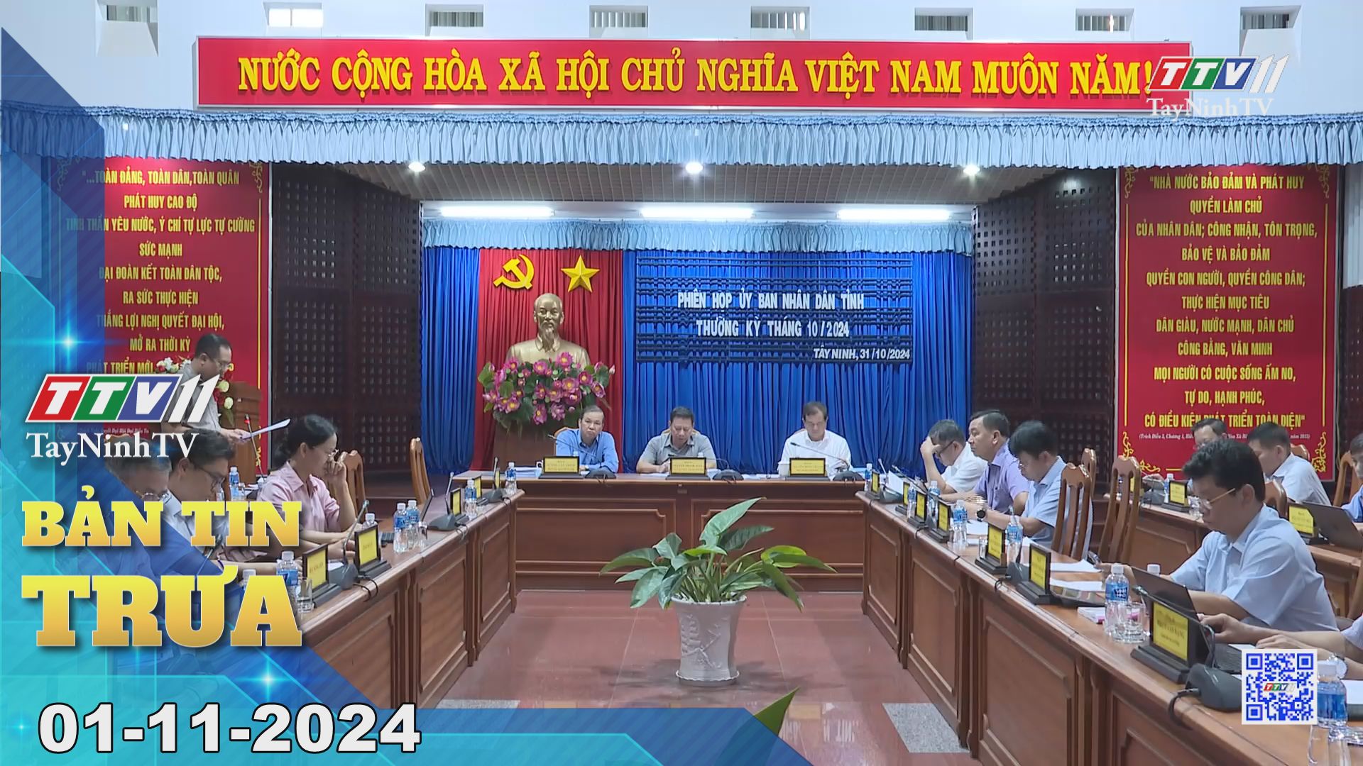 Bản tin trưa 01-11-2024 | Tin tức hôm nay | TayNinhTV